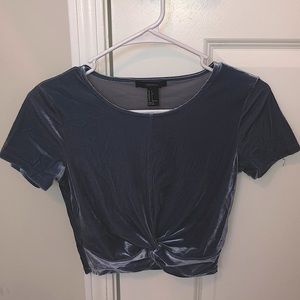 Blue Knot Crop Top- Forever 21